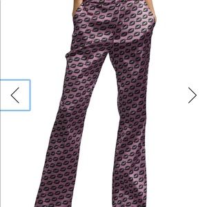 Cynthia Rowley “Breslin” pants geometric pattern